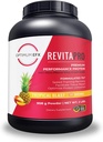 RevitaPRO, Premium Performance Olbaltumvielas, 100% mikrosūkalu proteīna izolāts, dabiski saldināts, nav sojas, nulle pievienots cukurs, nulle Mākslīgās sastāvdaļas -2 mārciņa (tropiskais domnas)