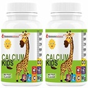 Verems Kalcijs bērniem ar D3 vitamīnu (VIT d), magniju, cinka piedevu, C vitamīnu, L-lizīna multivitamīnu bērniem spēcīgiem kauliem, imunitāti, augšanu un attīstību- 120 tabletes (iepakojums no 4)