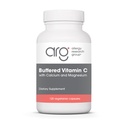 Alerģijas pētījumu grupa Buferētais C vitamīns - buferētais C vitamīns 100mg uz vienu kalpotāju, Askorbīnskābes pulveris Kapsulas ar kalcija magnija kompleksu, imūnā veselība - 120 kapsulas