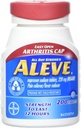 Aleve tabletes ar viegli atvērtu artrītu Cap, Naproxen Nātrijs, 220 mg (NPL) Sāpes Reliver/Fever Reducer, 200 skaits (iepakojums no 2)