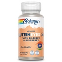 SOLARAY Advanced Lutein Eyes 24mg ar Melleņu ekstraktu un melleņu ekstraktu, acu un makulas veselības atbalsta papildinājums Piegādājot Zeaxanthin no Marigold, Vegan, 30 Servings, 30 VegCaps