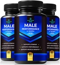 (3 Pack) Blue Vigor Max tabletes vīriešiem, All-Natural Formula vīriešu fitnesa un izturības, Premium kapsulas ikdienas uzturu, veiktspēju un enerģiju, Oficiālais papildinājums cilvēka atsauksmes (180 kapsulas)