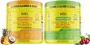 Keto Vitals Pineappale Kokosriekstu paka ar ķiršu limeade - 2 iepakojumā Bundle Keto Elektrolīti Pulveris - Elektrolīti ar kāliju, magniju, nātriju, kalciju - Pinneaple Coconut & Cherry Limade