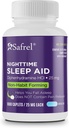 Safrels Nakts miega palīglīdzeklis, difenhidramīns HCl 25mg ; Strong Non Habit-Forming Restful Sleeping Support for Men & Women ; Fall Asleep Ātrāk & Mosties Atsvaidzināt (1000 grāfs (iepakojums (1), 1000, grāfs)