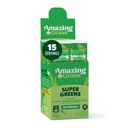 Apbrīnojami zāles zaļumi Blend Superfood: Super Greens pulveris Smoothie Mix ar Spirulina, Hlorella, Bišu saknes pulveris, Gremošanas enzīmi, Prebiotikas un probiotikas, Original, 15 Kalpojumi (iepakojums May Vary)