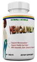 HEMOAVAY Natural Hemorrhoid Vitamīni. Piles & Anal Fissure Relief. 60 tabletes