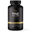 Surthrival: Pine Pollen pulvera kapsulas (180 skaitīšanas), savvaļas ražas, enerģijas un izturības atjaunošana