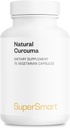 Supersmart - Dabiskais Curcuma 2500mg dienā (augsta potence) - Curcuma Longa ekstrakta papildinājums - Tumeric Curcuminoids 95% Non-GMO & Gluten Free - 75 Veģetārās kapsulas