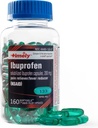 LAIKA LABS, INC. Ibuprofēns 200 mg - 160 Šķidrie softgeli - sāpju atvieglošana Mīkstie un Drudzis Samazinātājs - galvassāpes Reliefs, menstruālas sāpes, zobu sāpes Muskuļu sāpes un Artrīts Sāpes