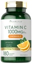 Carlyle C vitamīns Košļājamās vielas - 1000 mg - 180 tabletes - Veģetārs, ne-GMO, bez lipekļa Papildinājums