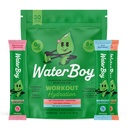 Waterboy Workout Hidratācija ...2960mg Bezcukura elektrolītu pulvera paketes , L-glutamīns + vitamīni , bez cukura, visi dabas, bez lipekļa (Varieta)