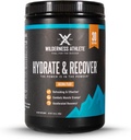 Wilderness Sportists - Hidrate & Atgūt ; Šķidruma hidrācijas pulveris Elektrolītu Dzēriens Mix - Atgūt ātrāku ar Bcaas - Hidrate Pulveris ar 1000mg C vitamīna - 30 Kalpojot Tub (Arizona Peach)
