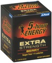 5-Hour enerģijas Extra Strength Diētiskā papildinājums, Berry, 4 Skaits