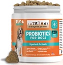 Probiotikas suņiem Gremošanas Veselības Papildinājums Alerģija un niezoša āda - Pet Caureja gāzes ārstēšana Upsets Kuņģis Relief Vistas Flavor 120 Soft Chews