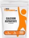 BulkSupplements.com Kalcija aspartāta pulveris - kalcija papildinājums, kaulu veselības papildinājums - bez lipekļa, 1g uz apkalpojošo, 1kg (2,2 mārciņas) (1. iepakojums)