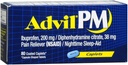 Advil Pm Caplet 80ct Izmērs 80ct