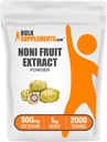 BulkSupplements.com Noni Fruit Extract Powder - Noni Fruit Papildinājums, Superfood Pulveris - bez glutēna, 500mg uz vienu Kalpotāju, 1kg (2.2 mārciņas) (1. iepakojums)