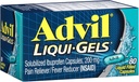 Advil Liqui-Gels 80 Liqui-Gels (3. iepakojums)