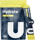 UCAN Hydrate Elektrolītu dzēriens Mix (Pineapple, 12 Stickpacks) Bezcukura, Keto-Draudzīgi, Vegan, Non-GMO, Gluten-Free Elektrolītu Pulveris ar kāliju un magniju skrienējiem un sportistiem