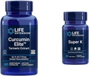 Dzīves paildzinājums Kurkumīns Elite Turmeric Extract & Super K
