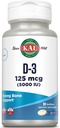 KAL vitamīns D3 5000 SV softgeli (125 μg), aktīvā forma D vitamīns, kalcija absorbcija, kaulu veselība, imūnās palīdzības papildinājums, šķidri pildīti aktivģeļi, izgatavoti bez sojas, 90 servējumiem, 90 softgeli