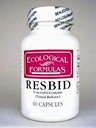 Ekoloģiskās formulas – Resbid N-Ace-L-Cys (Timed Rel) 60 vāciņi