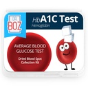 Dr. Boz - Hemoglobīns A1C Mājas Testu komplekts - Asins kolekcijas komplekts ar laboratorijas rezultātiem - Cukura līmenis asinīs & hbA1c līmenis - Lancets, Līmeņi, Alkohola tīrītava, Aploksne - Ražots ASV - Diabetes Care & Self Care