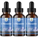 Natures Craft High Absorbcija L-Teanīna šķidruma pilieni - Nootropic Focus papildinājums ar L Theanine 200mg uz vienu apkalpo un kumelīšu ekstrakts - Papildinājums pieaugušajiem un bērniem Relaksācija un Focus - 6oz