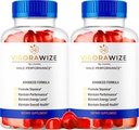 (2 Pack) Vigorawise Gumies, Vigorawise Gumies, Vigorwise Gumies, Vigora Wize Advanced Formula Gumies, Vigora Wise Daily Support Gumies, Vigora Wize Veselības Papildinājums, 120 Gumijas 2 mēneši