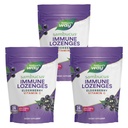Dabas ceļš Sambucus Imūnās Lozenges, augstas potences vitamīns C, plūškoka, Wild Cherry Flavored, 24 Lozenges (iepakojums May Vary) - 3 iepakojums
