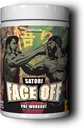 Ekkovision Pre Workout Satori Face Off with Tingle, Ananasa Flavor, Priekšdarbs vīriešiem, Pre Workout Pulveris, Enerģija, Fokuss, Performance Support Vingrošanai, Svarcelšana, Skriešanas, Apmācība, 40 Servējumi