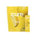 Cure Hydration - augu izcelsmes elektrolītu dzērienu maisījums - Nav pievienots Cukurs - FSA & HSA -- dehidratācija Relief pulveris izgatavots ar kokosriekstu ūdeni -- Non-GMO -Vegan --Puch of 14 Packets - Lemonade