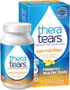 TheraTears 1200mg Omega 3 papildinājums acu uzturam, organisko flaxeed triglicerīda zivju eļļai un E vitamīnam, 90 grādos