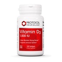 PROTOKOLS DZĪVES BILANCES D3 vitamīns 1 000 SV - Imūnsupporta spēcīgie kauli un zobi - 120 softgeli