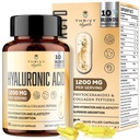 Hialuronskābes 1200 mg kapsulas ar kolagēna peptīdiem, C vitamīnu, fitoceramīdiem – ādai, acīm, kuņģa-zarnu traktam, kaulu atbalstam (1 iepakojums)