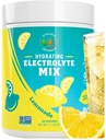 Elektrolītu pulveris – Nulles cukura citronu hidratācija Mix - 90 Kalpo - Keto, Vegan, lipekļa-free - - dabas Elektrolīti muskuļu reģenerācijai, enerģija un imūnās sistēmas atbalsts -- Elektrolītu Dzēriens sievietēm