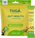 Tiiga Gut Veselība + hidratācijas Dzēriens Mix – 7g Baobab, 5g Prebiotic Fiber, Elektrolīti, Nē Piens, Vegan, Nav Pievienots Cukura, Gremošanas, Regulārība, & Aizcietējums – 16 Kalpo
