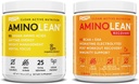 RSP NUTRItion Vegan AminoLean Pre Workout Energy (Pineapple Coconut 25 Servings) ar AminoLean Recovery Post Workout Boost (Blood Orange 30 Servings)