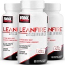 Force Factor LeanFire ar Next-Gen SLIMVANCE, Advanced Energy Tabletes ar B Vitamīniem un kofeīnu, lai uzlabotu vielmaiņu, uzlabot fokusu, un uzlabot Workout & Fitness veiktspēju, 60 Skaits (iepakojums 3)