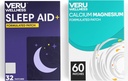 Veru Wellness Duo Dzīvesveids Patches - Melatonīns, Magnijs - Self Adhesive Time Release Topical Patch, 8-10 stundas (32 dienu piegādes)