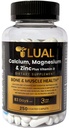 LUAL kalcijs, magnijs, cinks un D3 vitamīns Kalcijs, magnijs un cinks Plus vitamīns D3 Caplets Diētiskais papildinājums, 250 Skaits