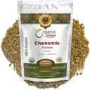 Organiskais ceļš Kumelīšu ziedi Pulveris (Matricaria chamomilla) Augu tēja - European Wild-Harvest - Organic & Kosher Sertificēts - neĢMO - USDA Sertificēts izcelsme - Albānija (1/4 LB - 4 Oz)