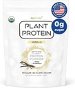 Tīra pārtika: augu izcelsmes olbaltumvielu pulveris ar probiotikām    ; Organic, Clean, All Natural, Vegan, Veģetārietis, Vesela superfood Uztura bagātinātājs ar piedevu bez
