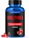 Urolithin A papildinājums 500mg - 60 Softgel - Uzlabota šūnu atjaunošana & Vitalitāte - Mitoceutical muskuļu stipruma veicināšanai - Ražots ASV