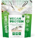 Par laiku Vegan Olbaltumvielu pulveris 22g Vanilla, Dabas sastāvdaļas, ne-GMO, augu bāzes, bez lipekļa, bez sojas, bez piena, 32 Servē