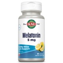 KAL Melatonīns 5mg Miega palīglīdzeklis Lozenges, Melatonīns Papildinājums Atbalsta Miega Kvalitāte, Kaļķošanas Relaksācija un Veselīgs Miega Cikls, Ar Pievienotu Vitamīnu B6, Veģetārietis, Dabas Lemon Flavor, 60 Lozenges