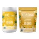 Ultima Paplēninātājs Elektrolītu pulveris Dzēriens Sajauc Bundle – Bez cukura – Lemonāde, 90 Kalpo kannas un 20 Iepakojumi – 6 Elektrolīti un minerāli – Keto Friendly, Vegan, Non-GMO