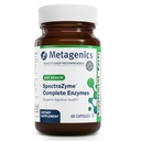 Metagēniskie līdzekļi SpectraZyme enzīmu komplekss - uz augu bāzes digestatīvie enzīmi proteīniem, taukiem un ogļhidrātiem Sadalījums - atbalsta gremošanas traucējumus, uzpūšanos un resnās zarnas veselību * - bez lipekļa, vegāna - 60 kapsulas
