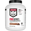Muscle Milk Pro Series Protein Pulvera papildinājums, Knockout Šokolāde, 5 mārciņa, 28 Servējumi, 50g Olbaltumvielas, 3g Cukura, 20 Vitamīni un minerālvielas, NSF Sertificēts sportam, Workout Recovery