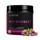 Kaged Original Pre Workout Powder ; Berry Blast ; Pre-workout with Creatine, Beta Alanine, L-Citrulline, BCAAs; 274 mg Organiskais kofeīns; Pirms papildinājumi vīriešiem un sievietēm; 20 Kalpo